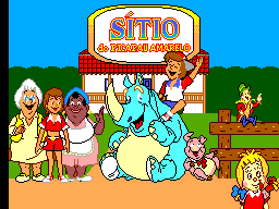 Sitio do Picapau Amarelo title screen for Sega Master System